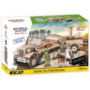 Sd.Kfz. 10 & polní kuchyně, "Afrika korps" 1:35